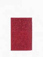 Обложка для паспорта «Орнамент», с тиснением, красная - Фото 2