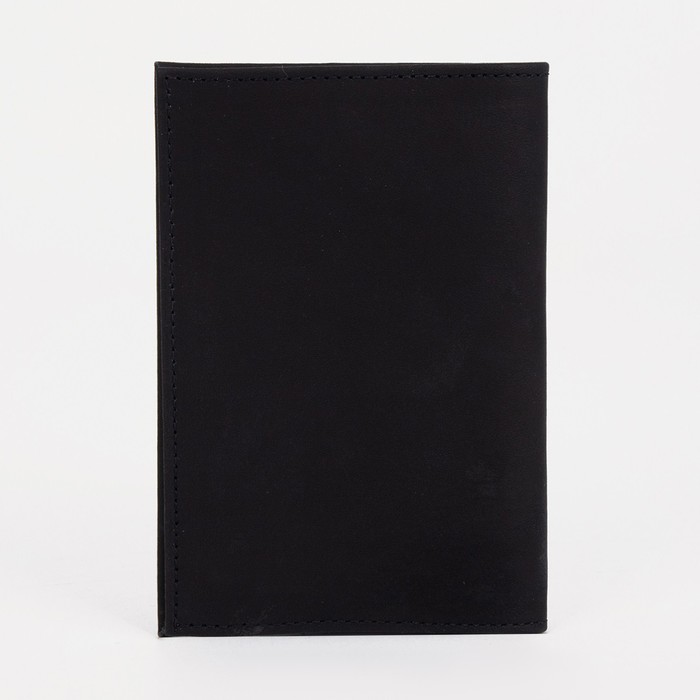 Обложка для паспорта, цвет чёрный - фото 1908624802