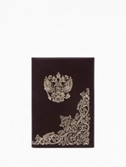 Обложка для паспорта, цвет коричневый - Фото 1