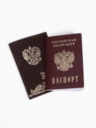 Обложка для паспорта, цвет коричневый - Фото 4