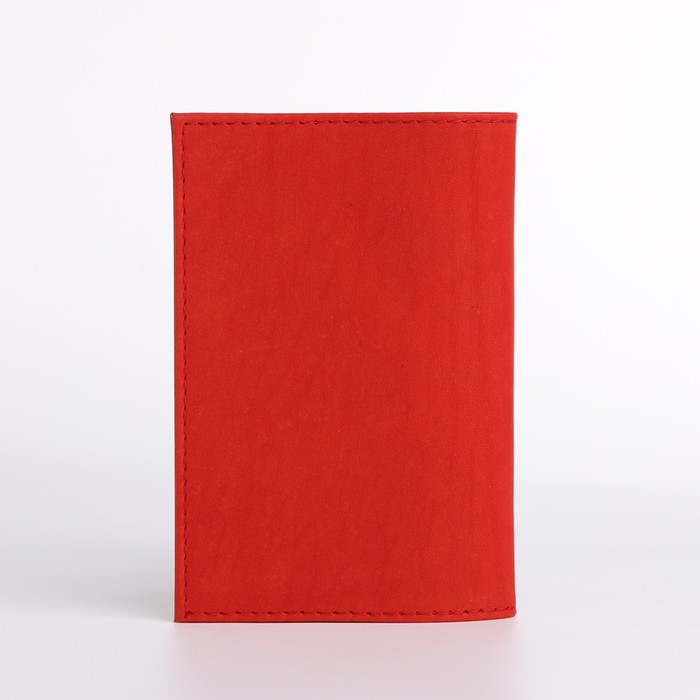 Обложка для паспорта, цвет красный - фото 1908624810