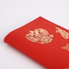 Обложка для паспорта, цвет красный - фото 8500331