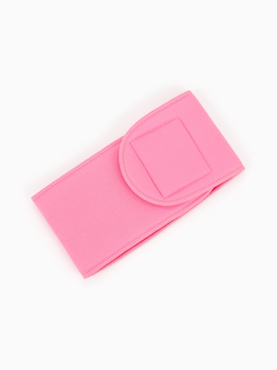 Гелевая SPA-маска для шеи, многоразовая, на липучке, 46×10 см, цвет розовый