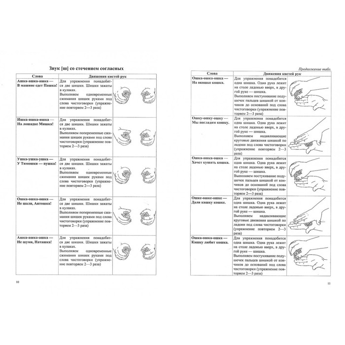 Тренажер. ФГОС ДО. Тактильные Чистоговорки. Шипящие Звуки 5-7 Лет.