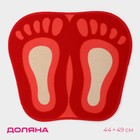 Коврик для дома «Доляна. Следы», 44×49 см, МИКС - Фото 1