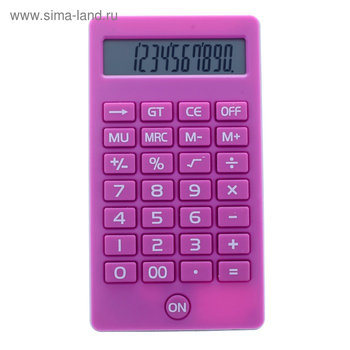 Калькулятор карманный, 12-разрядный, KK-108, МИКС - Фото 1