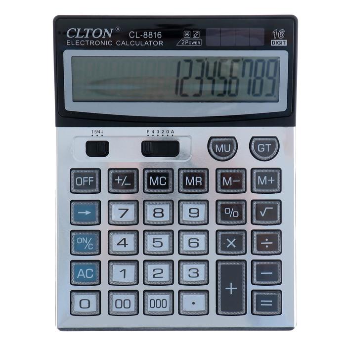 Калькулятор настольный, 16 - разрядный, CL - 8816 - Фото 1