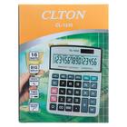 Калькулятор настольный, Clton CL-1233, 16-разрядный - фото 8226409