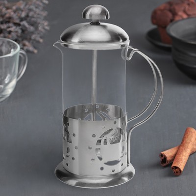 Френч-пресс стеклянный «Дымок», 350 мл