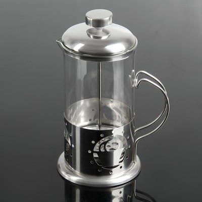 Френч-пресс стеклянный «Дымок», 600 мл