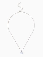 Кулон «Стразинка» в цапе, свет, цвет белый в серебре, 40 см - Фото 2