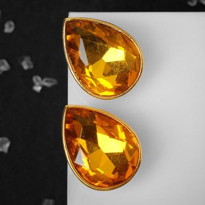 Клипсы «Вечеринка» капли, цвет золото