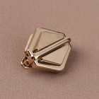 Застёжка для сумки, 3.1×3.1 см, цвет золотой - Фото 2