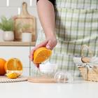 Соковыжималка для цитрусовых с лотком и крышкой Доляна, d=7.5 см, 7×8 см, МИКС - Фото 7