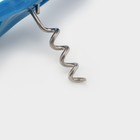 Открывашка - штопор Доляна, 14 см, синяя - Фото 5