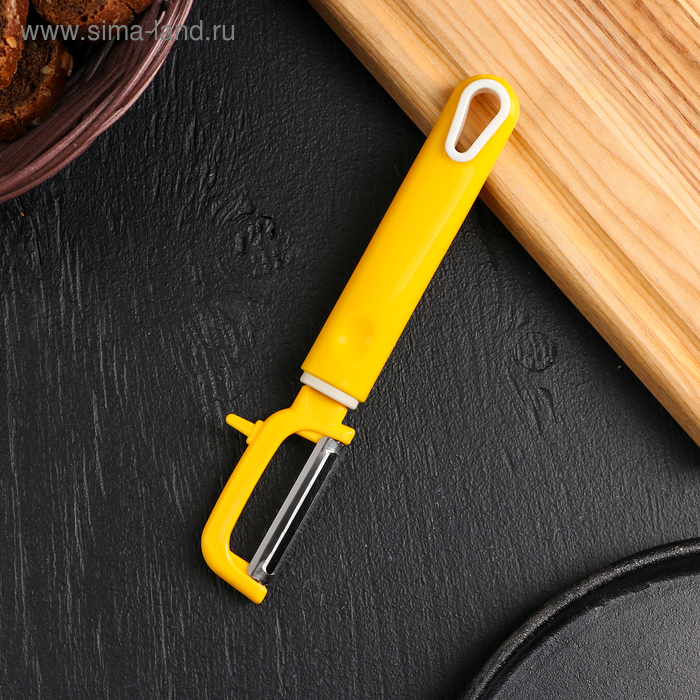 Овощечистка «Фреш», 18 см, цвет МИКС - Фото 1