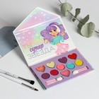 Набор косметики для девочки «Супер звезда!», тени 5 цв по 1,3 гр, блеск 5 цв по 0,8 гр - фото 24452472