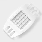 Овощерезка - винегретница Доляна «Кубик», 17 см, с ручками, белая - Фото 3