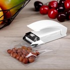 Запайщик пакетов, портативный, 10×4 см, белый - Фото 6