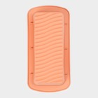 Форма для выпечки Доляна «Хлеб. Полосы», силикон, 27.5×13.5×7 см, внутр.размер 23.5×11 см, персиковая - Фото 3