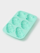 Форма для выпечки Доляна «Пасхальный кролик», силикон, 27×17 см, 6 ячеек, бирюзовая - Фото 3