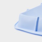 Форма для выпечки Доляна «Квадрат», силикон, 22×23×3.5 см, внутренний размер 20×19×3 см, голубая - Фото 7