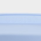 Форма для выпечки Доляна «Квадрат», силикон, 22×23×3.5 см, внутренний размер 20×19×3 см, голубая - Фото 5