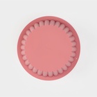 Форма для выпечки кекса Доляна «Рифлёный круг», силикон, d=18 см, коралловый - Фото 6