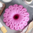 Форма силиконовая для выпечки «Немецкий кекс. Иллюзия», 25×14 см, цвет МИКС - Фото 2