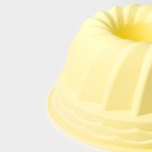 Форма для выпечки Доляна «Немецкий кекс. Заварное печенье», силикон, d=19 см, МИКС - Фото 4