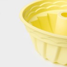 Форма для выпечки Доляна «Немецкий кекс. Заварное печенье», силикон, d=19 см, МИКС - Фото 5