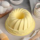 Форма для выпечки Доляна «Немецкий кекс. Заварное печенье», силикон, 19×19 см, цвет МИКС - Фото 6