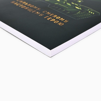 Ежедневник А5, 80 листов, недатированный, в мягкой обложке «23 февраля»