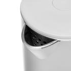 Чайник электрический "Добрыня" DO-1245W, пластик, колба металл, 1.8 л, 1800-2200 Вт, белый - Фото 2