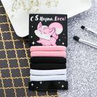 Набор резинок для волос «С 8 марта, киса!», 6 шт. - Фото 1