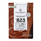 Шоколад кондитерский молочный 33.6% Callebaut №823, таблетированный, 2.5 кг - фото 27178292