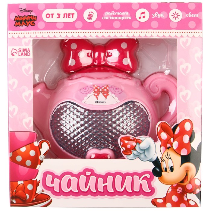 Игровой набор «Чайник», Минни Маус, звук, свет 48461
