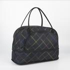 Сумка дорожная, отдел на молнии, с увеличением, наружный карман, цвет чёрный - Фото 4