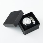 Мужской подарочный набор Bolingdun 2 в 1: наручные часы, браслет, d-4.2 см - фото 298652517