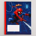 Тетрадь в клетку 12 листов, 5 видов МИКС, обложка мелованный картон, «Человек-паук» - Фото 9