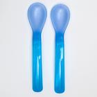 Набор ложек детских термочувствительных для кормления, от 5 мес., 2 шт., цвета МИКС - фото 42825390