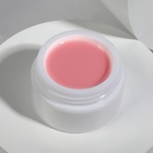 Fiber Gel для наращивания ногтей, со стекловолокном, 15 мл, LED/UV, цвет нежно-розовый - фото 10030688