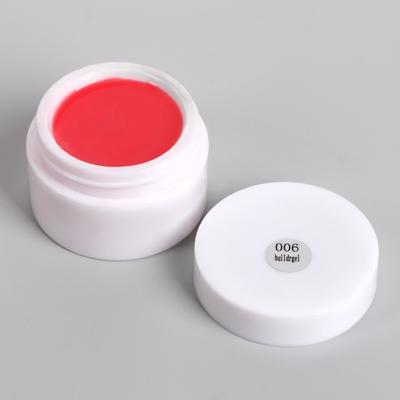 Fiber Gel для наращивания ногтей, со стекловолокном, камуфлирующий, LED/UV, 15 мл, розовый (6)