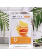 Отшелушивающая маска-носки для ног на основе апельсина, размер универсальный, 1 пара - фото 53798785