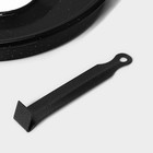 Сковорода-гриль Healthy grill, d=33 см, эмалированное покрытие, чёрная - Фото 10