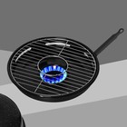 Сковорода- гриль Healthy grill, d=33 см, эмалированное покрытие, цвет чёрный - фото 4316449