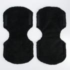 Варежки-муфты на ручку коляски, 2 шт., стеганные, цвет черный - Фото 6