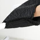 Муфта на ручку коляски, стеганная, цвет черный - Фото 2