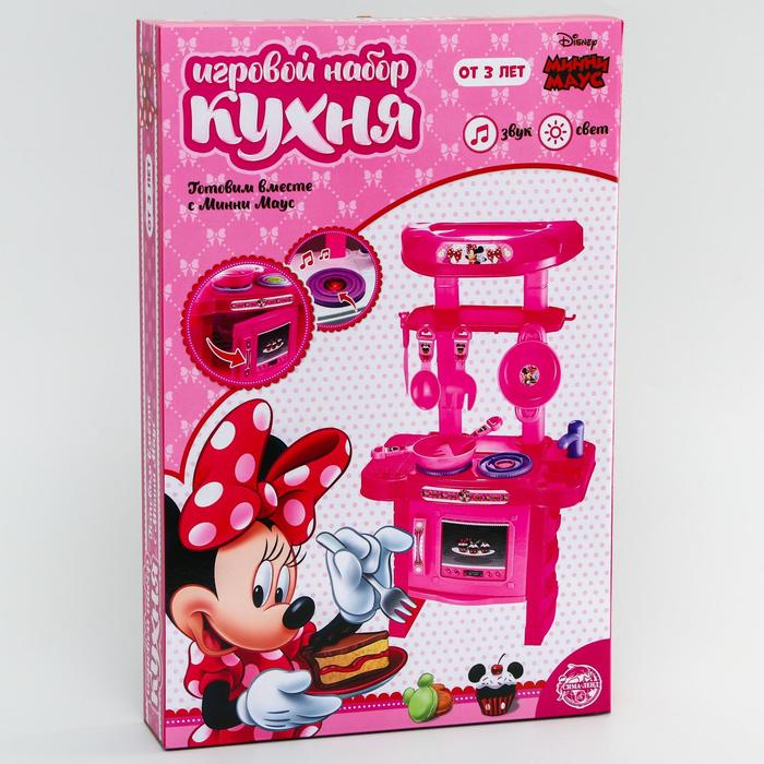 Игровой модуль кухня «Готовим вместе», Минни Маус, свет, звук 48473