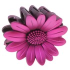 краб для волос цветочный яркий 8 см гербера, микс - Фото 1